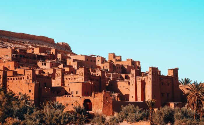 Kasbah en el valle del sur de Marruecos